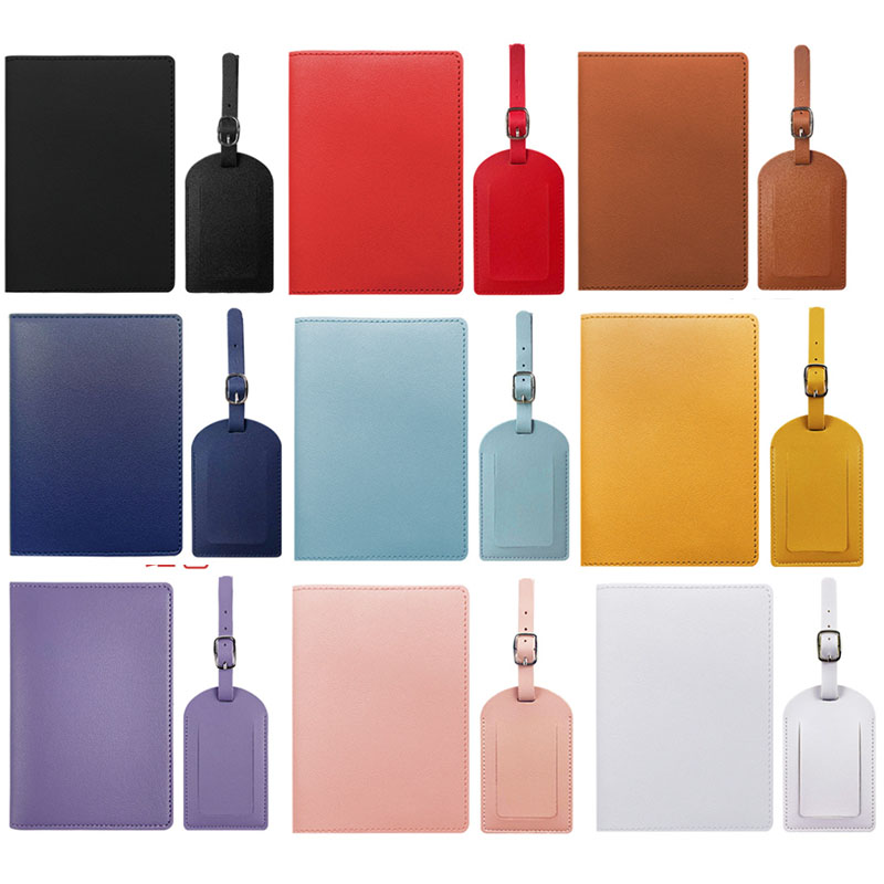 Passport Wallet Rfid - Travel PU Passport Cover Luggage Tags