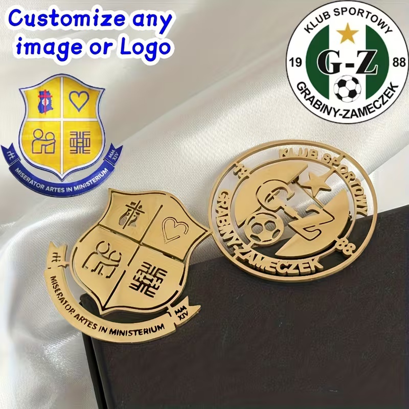 Custom Logo Brooch Simple Crea - Men Accessories Gift Set ulasan dan harga