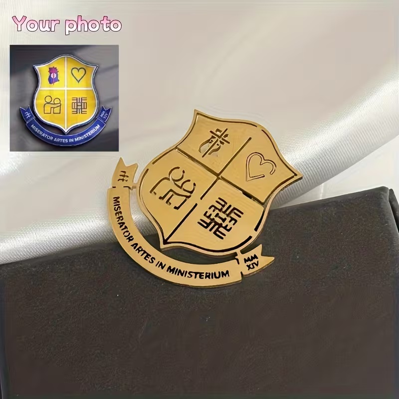 Custom Logo Brooch Simple Crea - Men Accessories Gift Set ulasan dan harga