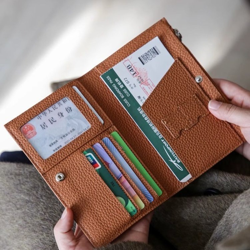 Leather Passport Holder Covers - Passport Wallet Rfid ulasan dan harga