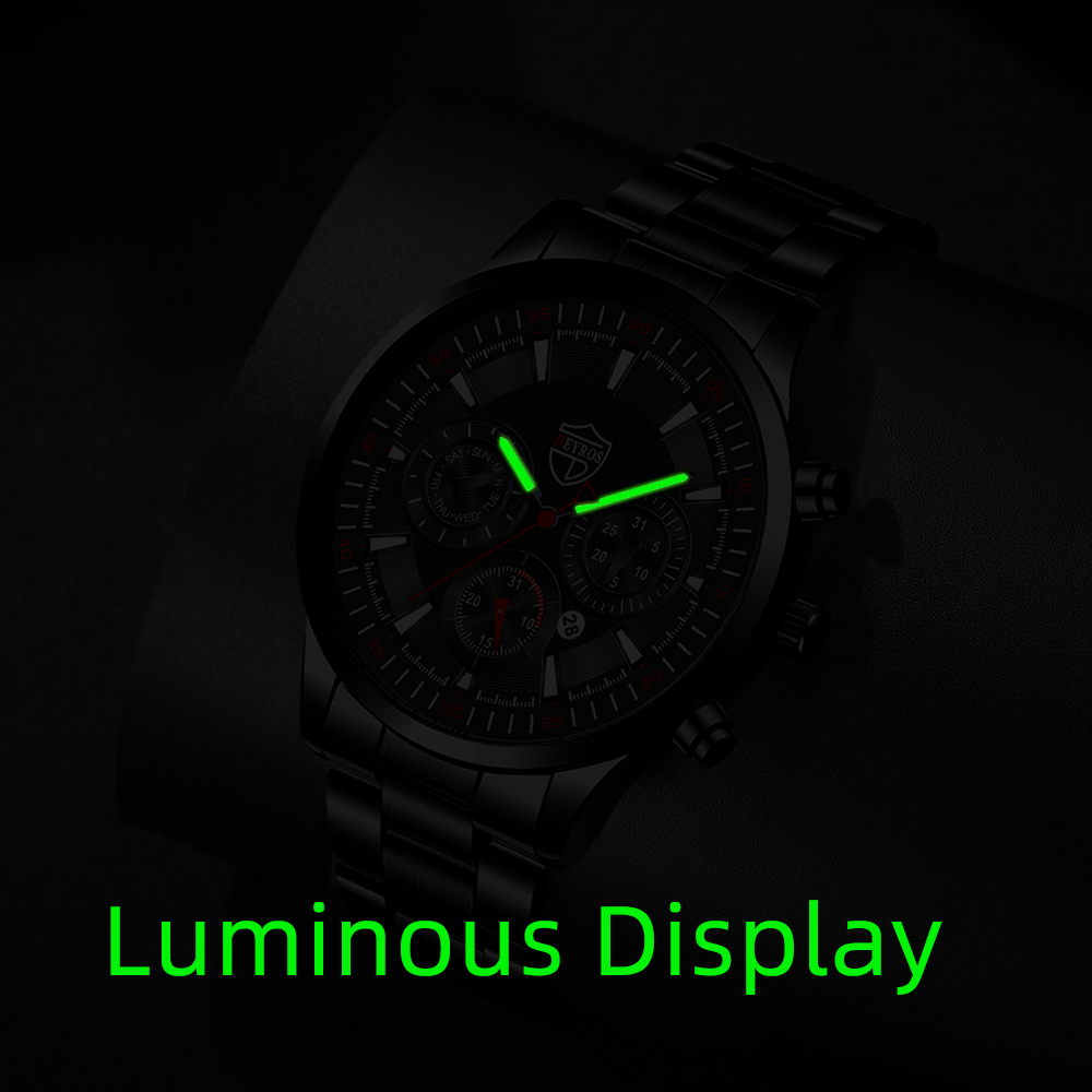 Fashion Mens Watches Set Luxur - Men Accessories For Wrist ulasan dan harga