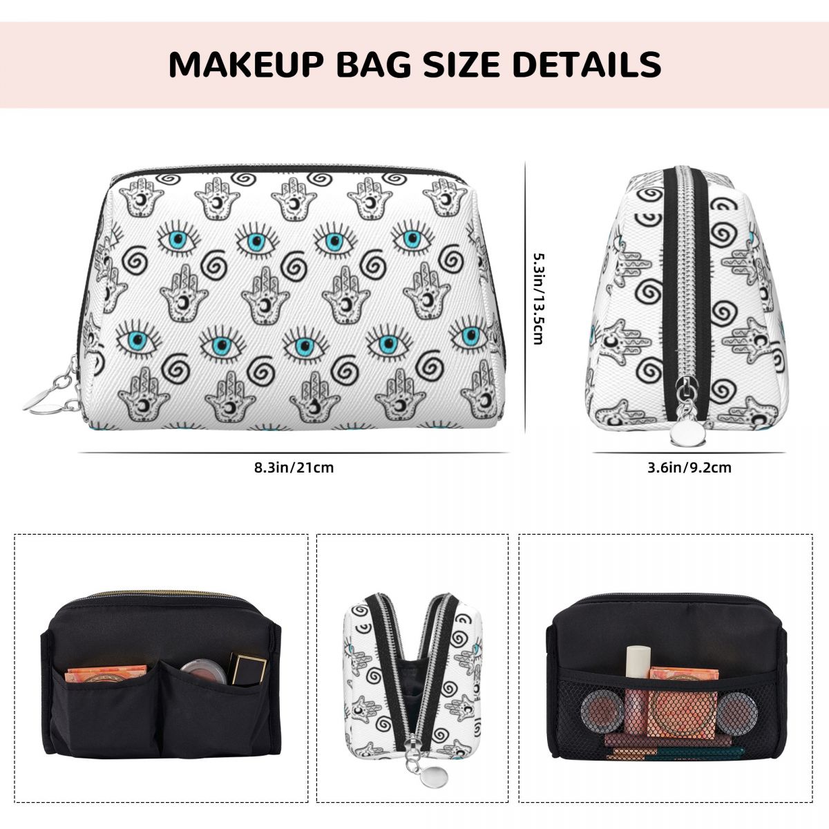 Evil Eye Hamsa Symbol Makeup B - Men Accessories Evil Eye ulasan dan harga