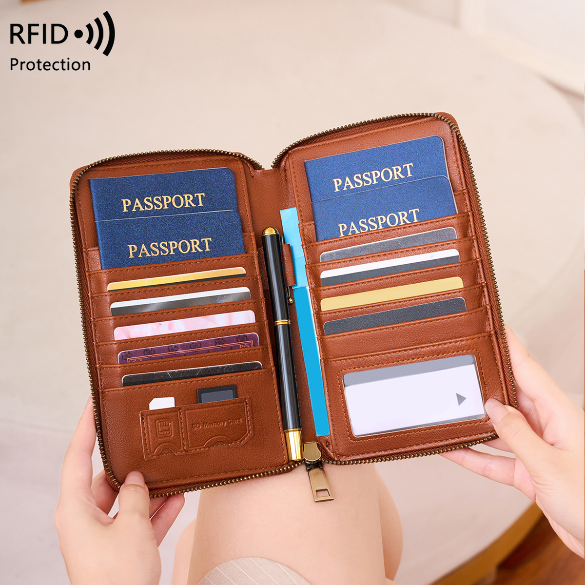 Trendy Airplane Design RFID Bl - Passport Wallet Rfid ulasan dan harga