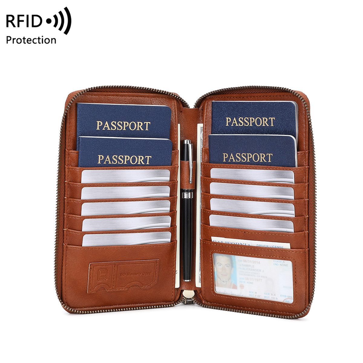 Trendy Airplane Design RFID Bl - Passport Wallet Rfid ulasan dan harga
