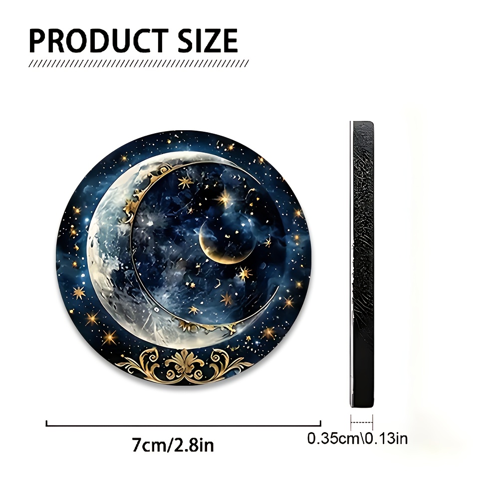 2pcs Starry Night Moon Car Cup - Men Accessories Box ulasan dan harga