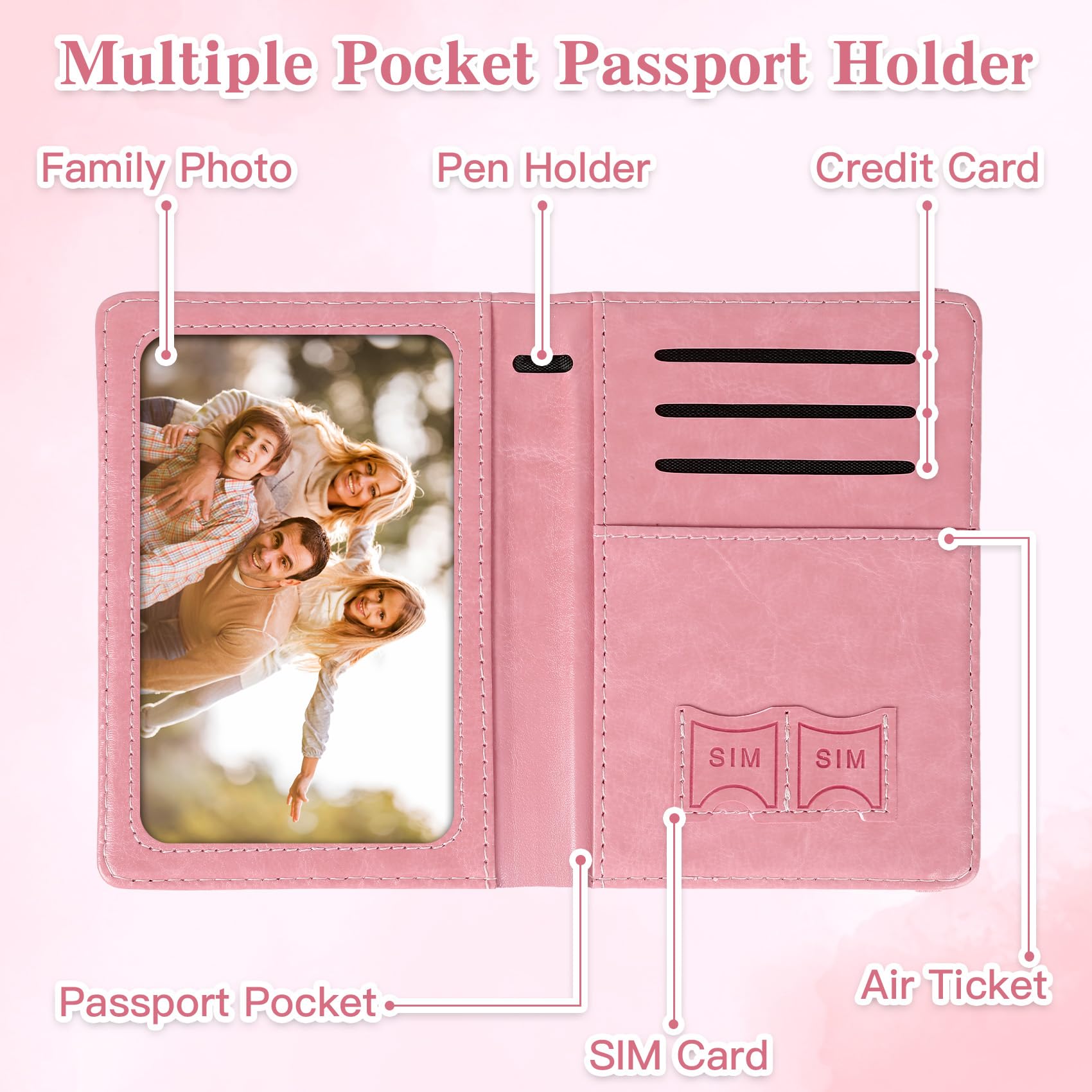 Passport Holder for Travel, Rf - Passport Wallet Rfid ulasan dan harga