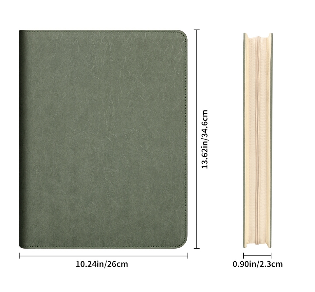 New A4 Zippered Padfolio Folde - Men Accessories Box ulasan dan harga