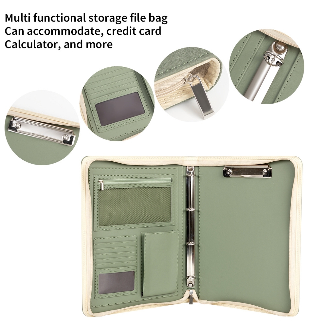 New A4 Zippered Padfolio Folde - Men Accessories Box ulasan dan harga