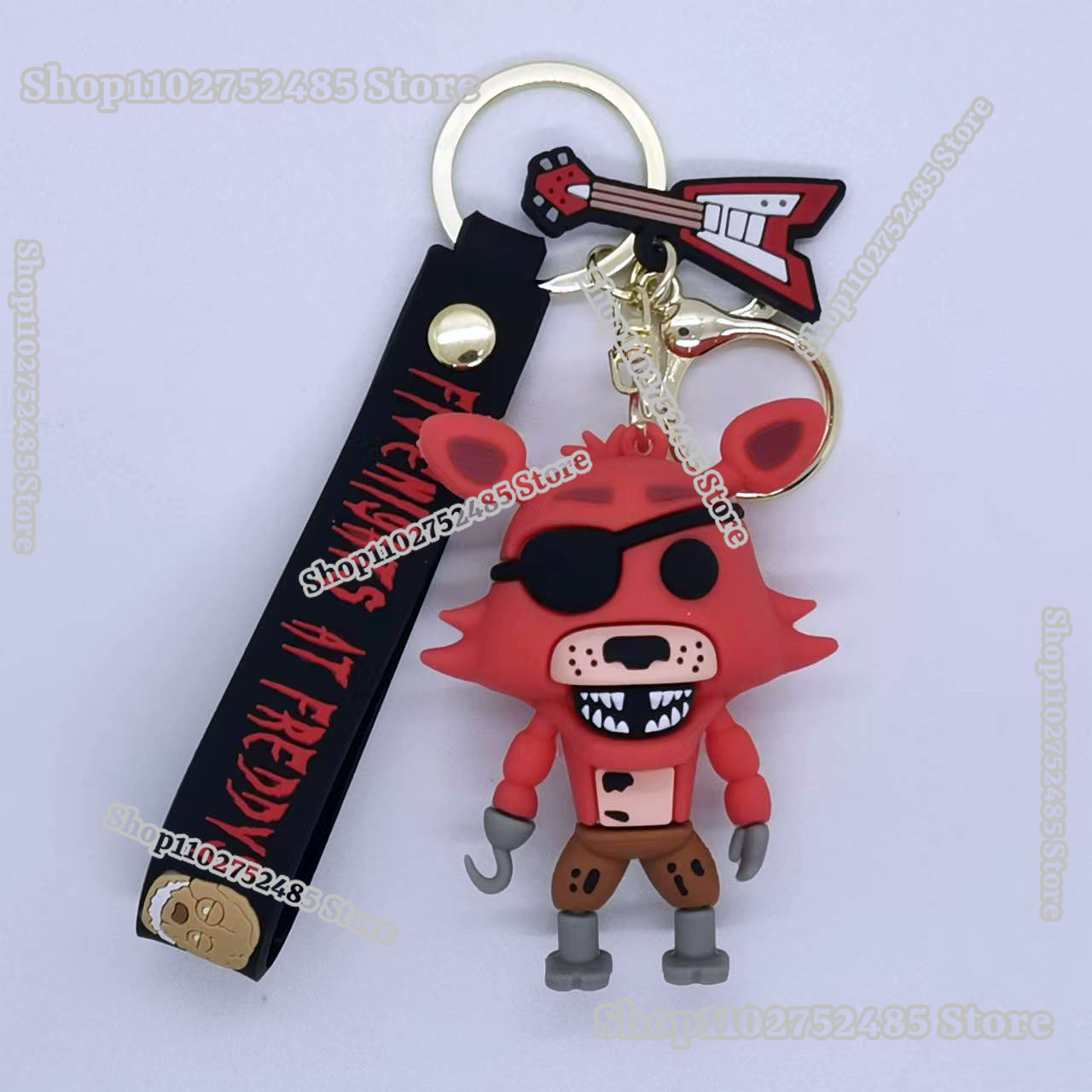 5pcs Cartoon Anime FNAF Figure - Men Accessories Jewellery ulasan dan harga