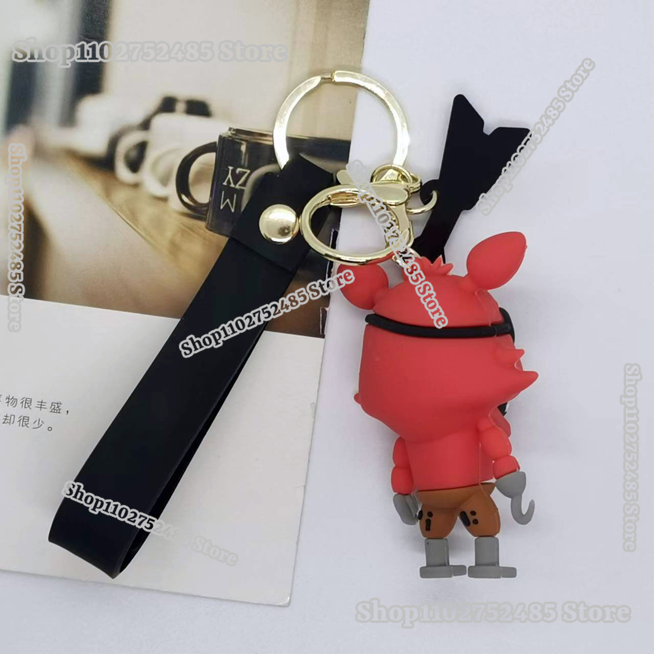 5pcs Cartoon Anime FNAF Figure - Men Accessories Jewellery ulasan dan harga