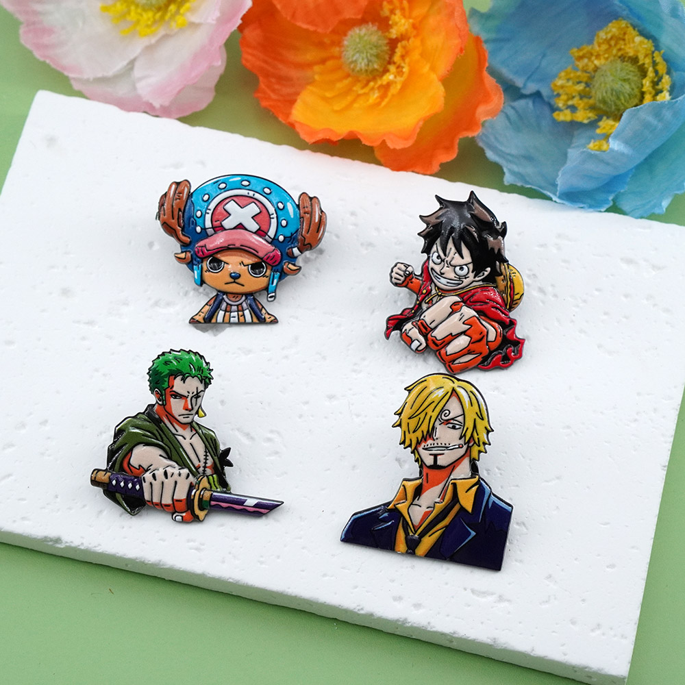 4Pcs Cartoon ONE PIECE Luffy B - Men Accessories Gift Set ulasan dan harga