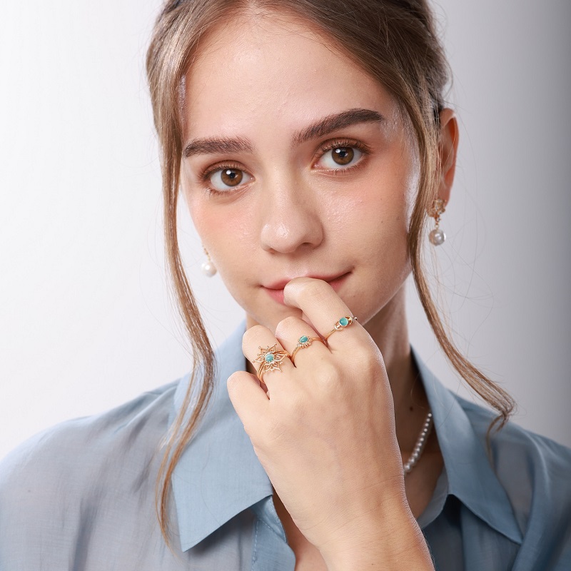 Vintage Opal Rings For Women M - Men'S Accessories Best ulasan dan harga