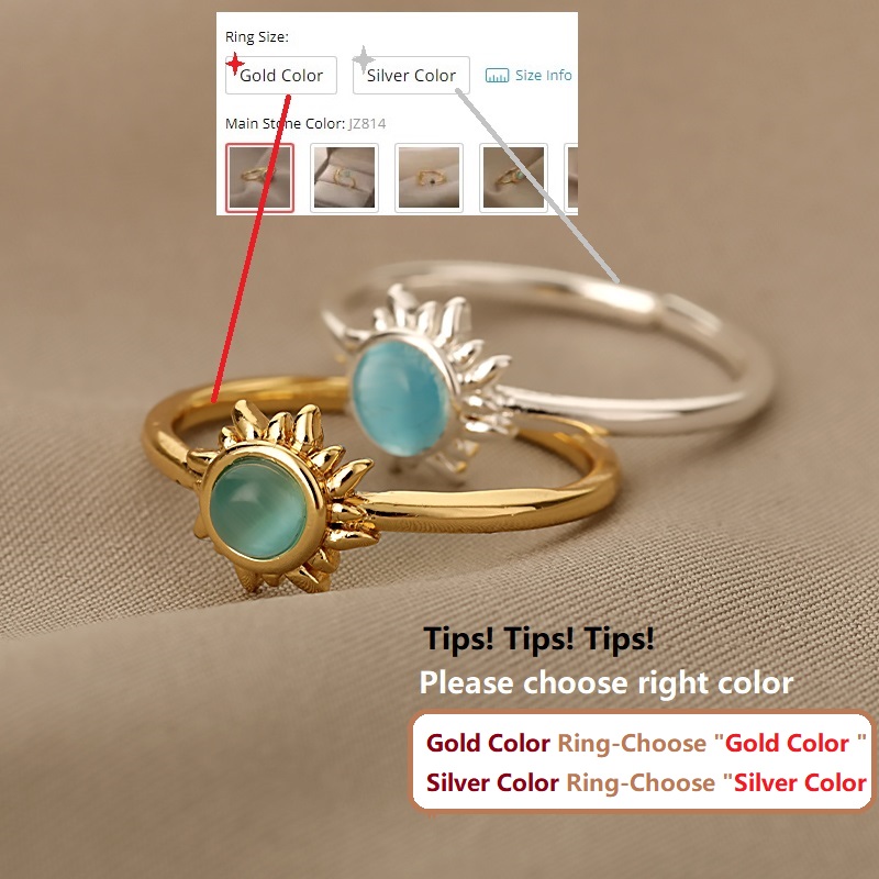 Vintage Opal Rings For Women M - Men'S Accessories Best ulasan dan harga