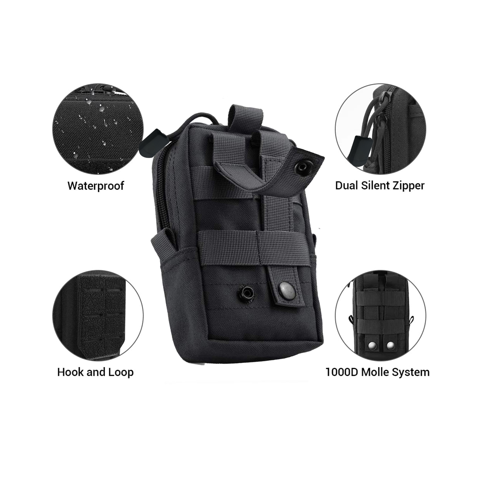 Tactical Molle Pouch Waist Bag - Men Accessories Box ulasan dan harga