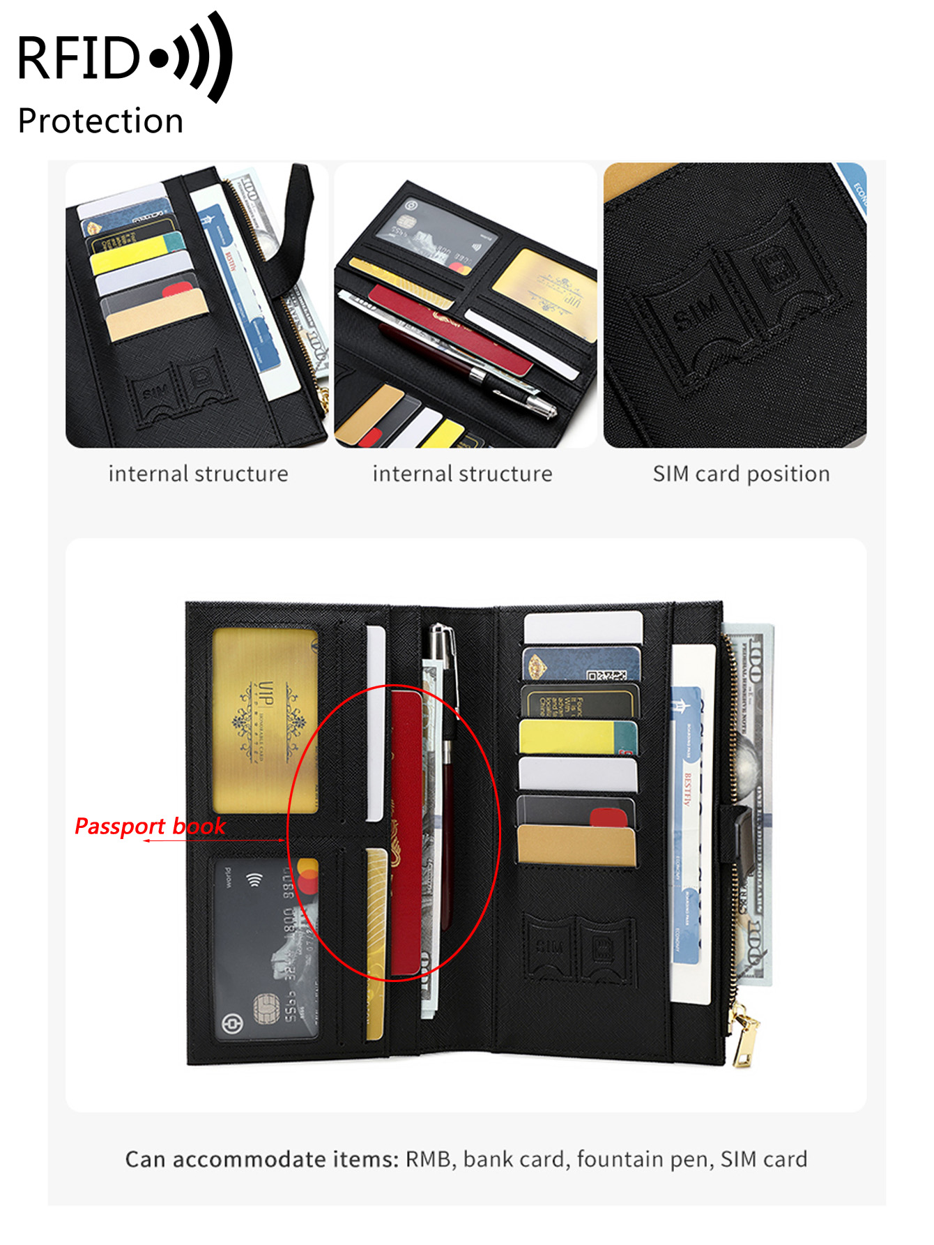 Fashionable PU Leather Airplan - Passport Wallet Rfid ulasan dan harga