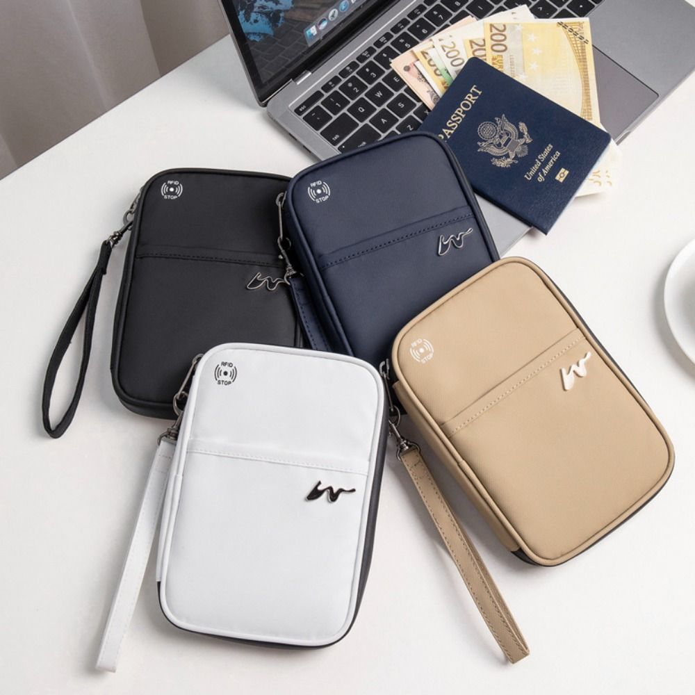 Portable Polyester Card Case L - Passport Wallet Rfid ulasan dan harga