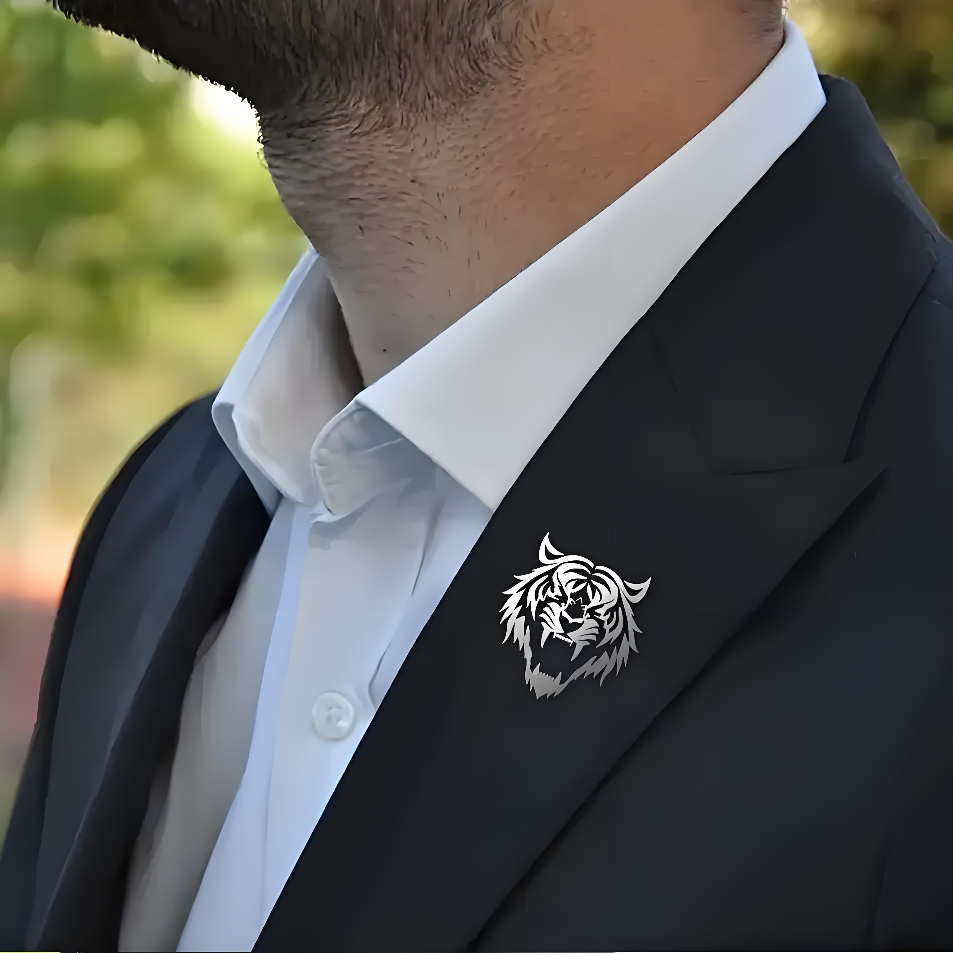 Men's Stainless Steel Tiger He - Men Accessories Gift Set ulasan dan harga