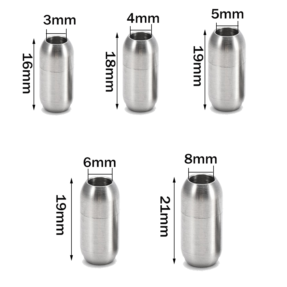2pcs Stainless Steel Magnetic  - Men Accessories Jewellery ulasan dan harga