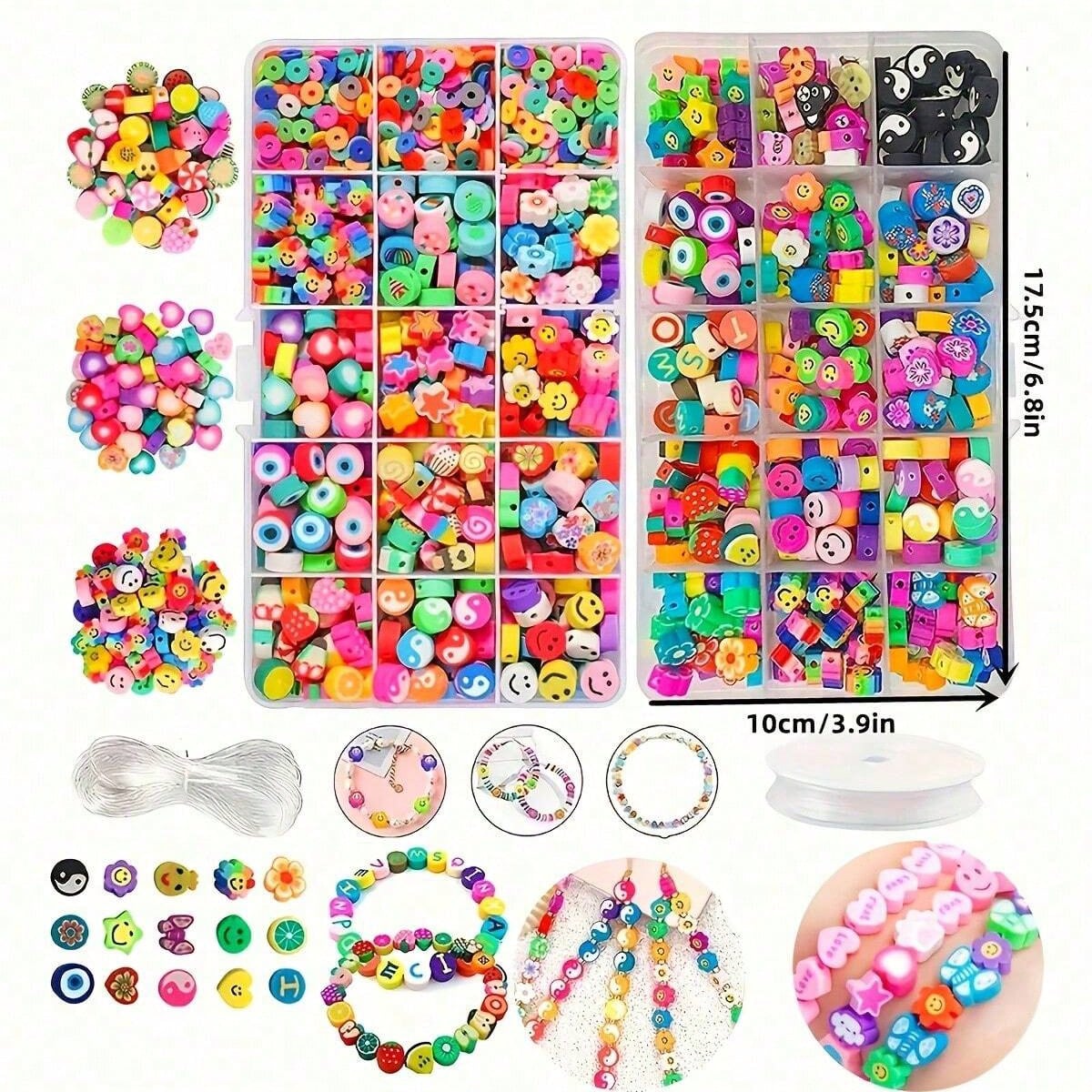 1450/1200/250pcs Polymer Clay  - Men Accessories Jewellery ulasan dan harga