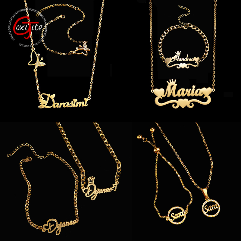 Goxijite Customize Name Neckla - Men Accessories Gift Set ulasan dan harga