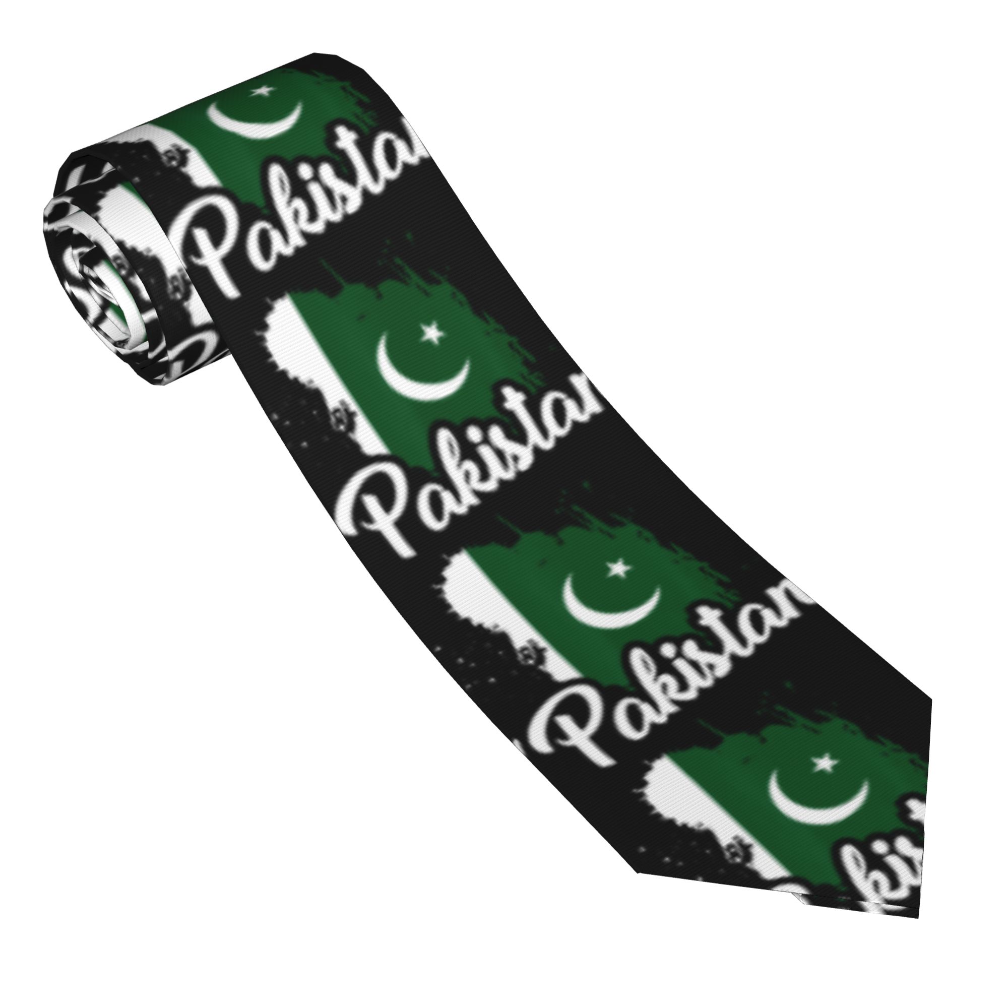 Men's Tie Pakistan Flag Pakist - Men Accessories In Pakistan ulasan dan harga