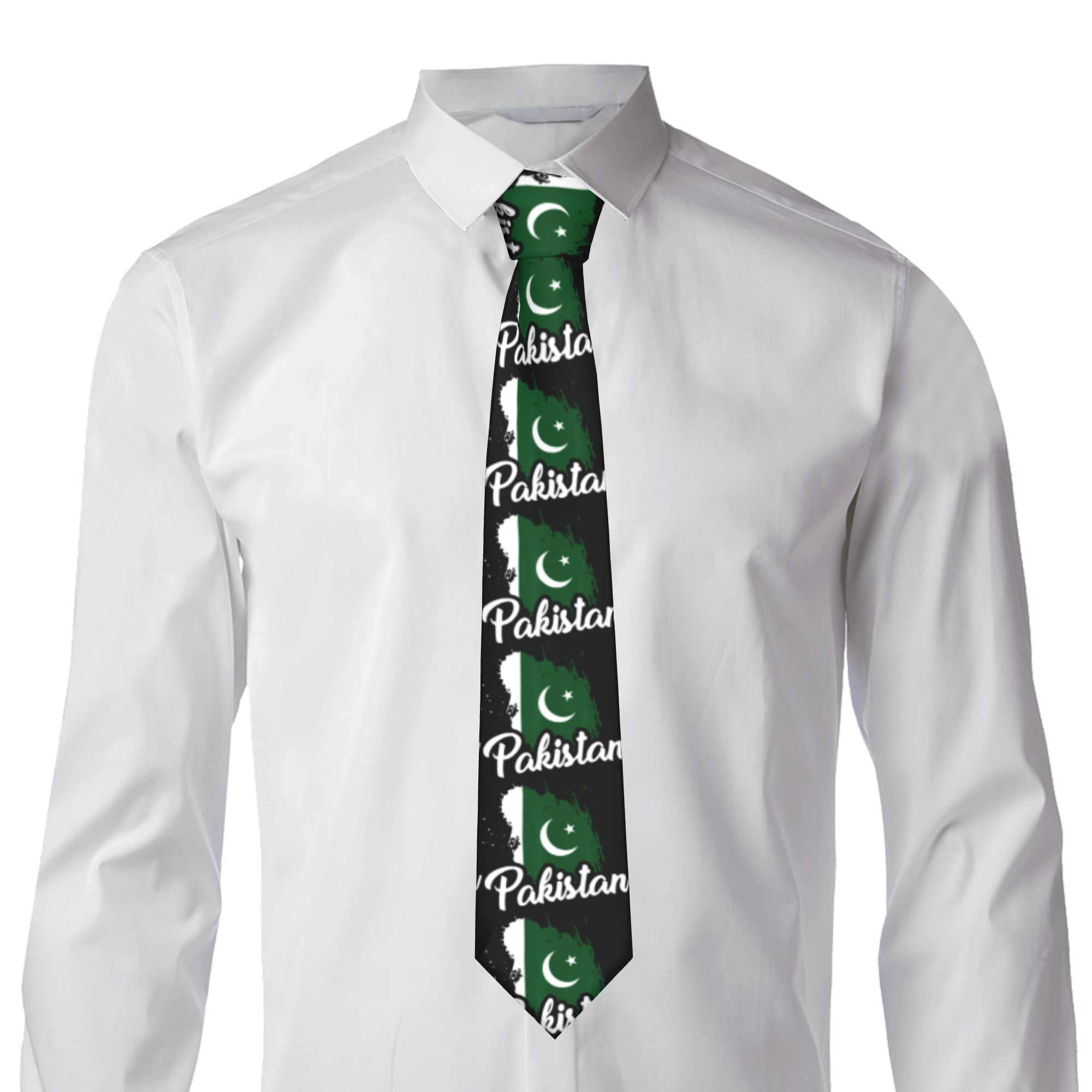 Men's Tie Pakistan Flag Pakist - Men Accessories In Pakistan ulasan dan harga