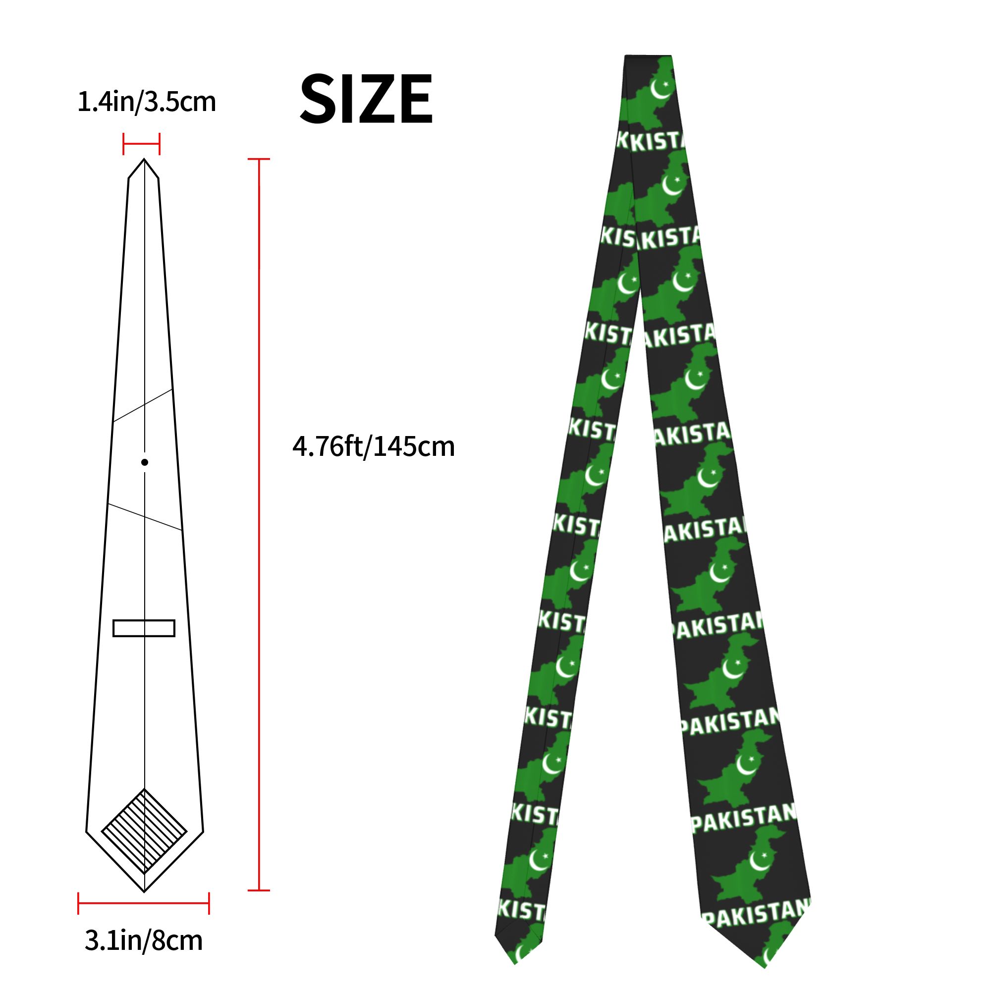 Men's Tie Pakistani Flag Patri - Men Accessories In Pakistan ulasan dan harga