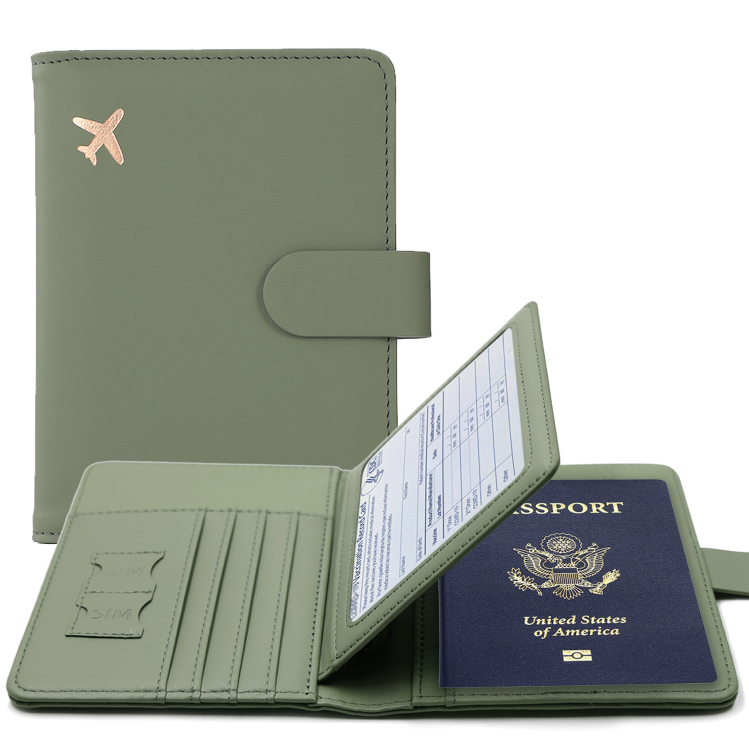 RFID Passport Cover Case Passp - Passport Wallet Rfid ulasan dan harga
