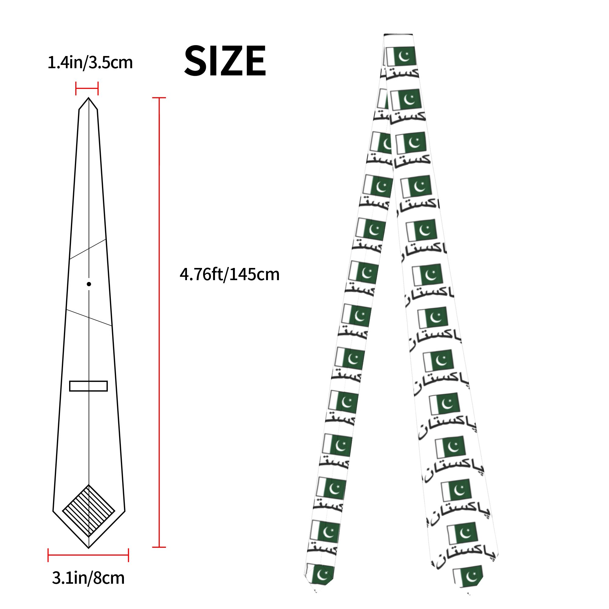 Pakistan Flag Pakistani Tie  L - Men Accessories In Pakistan ulasan dan harga