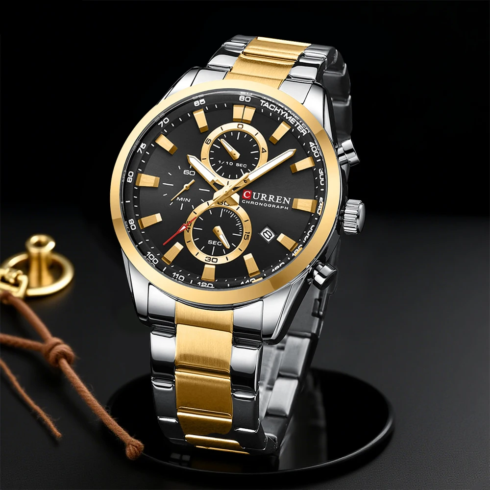 CURREN Casual Quartz Chrono Sp - Men Accessories Jewellery ulasan dan harga