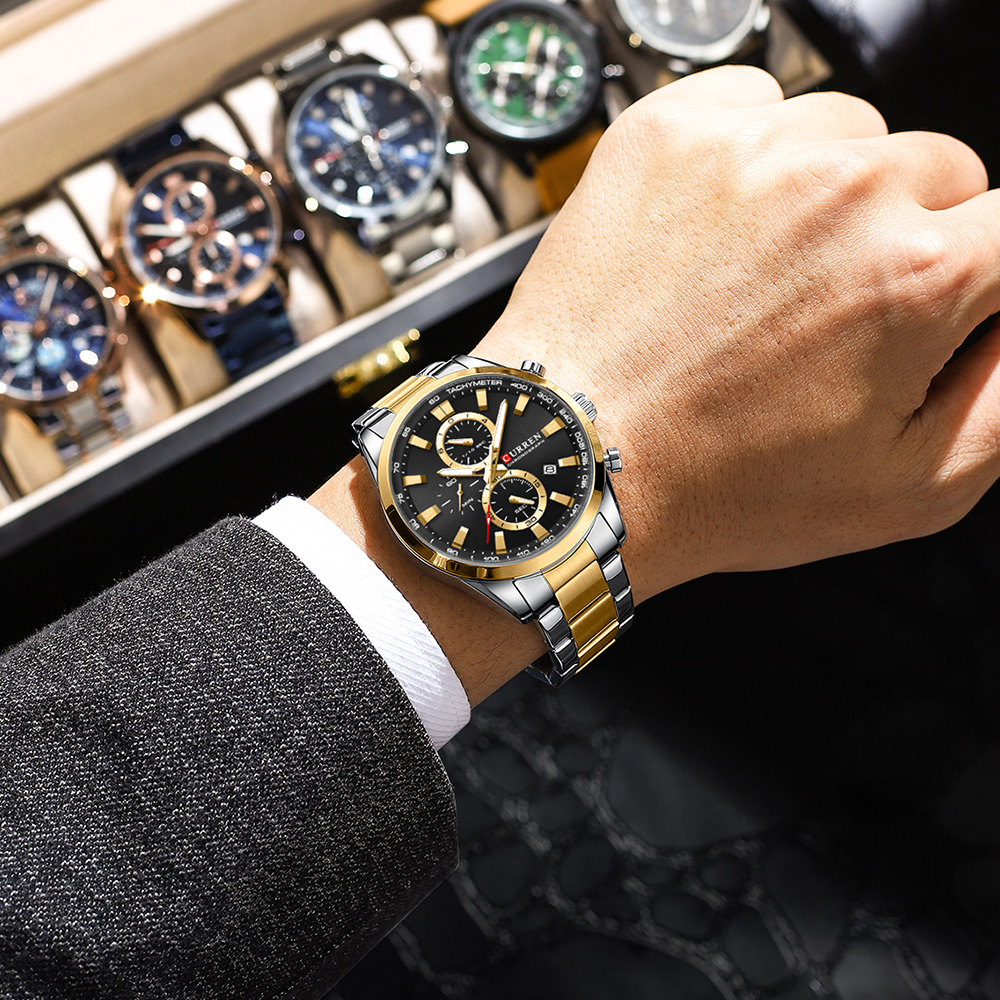 CURREN Casual Quartz Chrono Sp - Men Accessories Jewellery ulasan dan harga