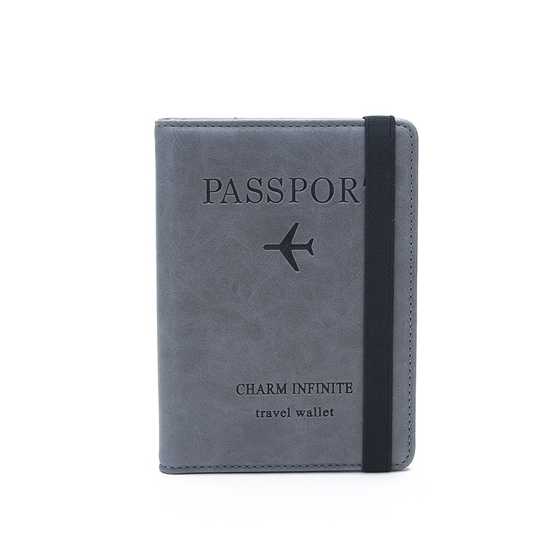 New Style Elastic Band Leather - Passport Wallet Rfid ulasan dan harga