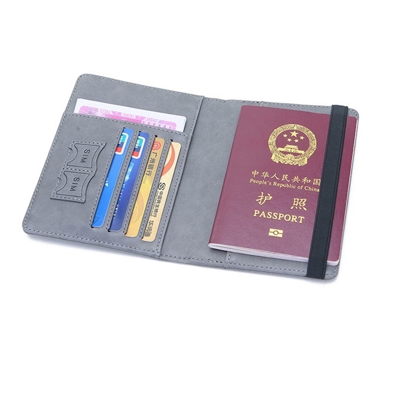 New Style Elastic Band Leather - Passport Wallet Rfid ulasan dan harga