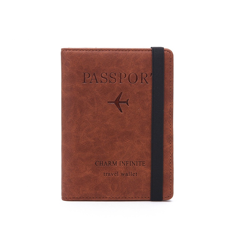 New Style Elastic Band Leather - Passport Wallet Rfid ulasan dan harga