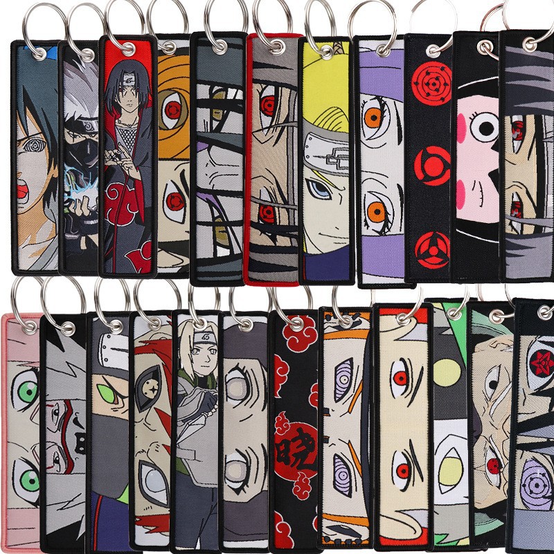 Anime Naruto Embroidery Key Fo - Men Accessories Gift Set ulasan dan harga