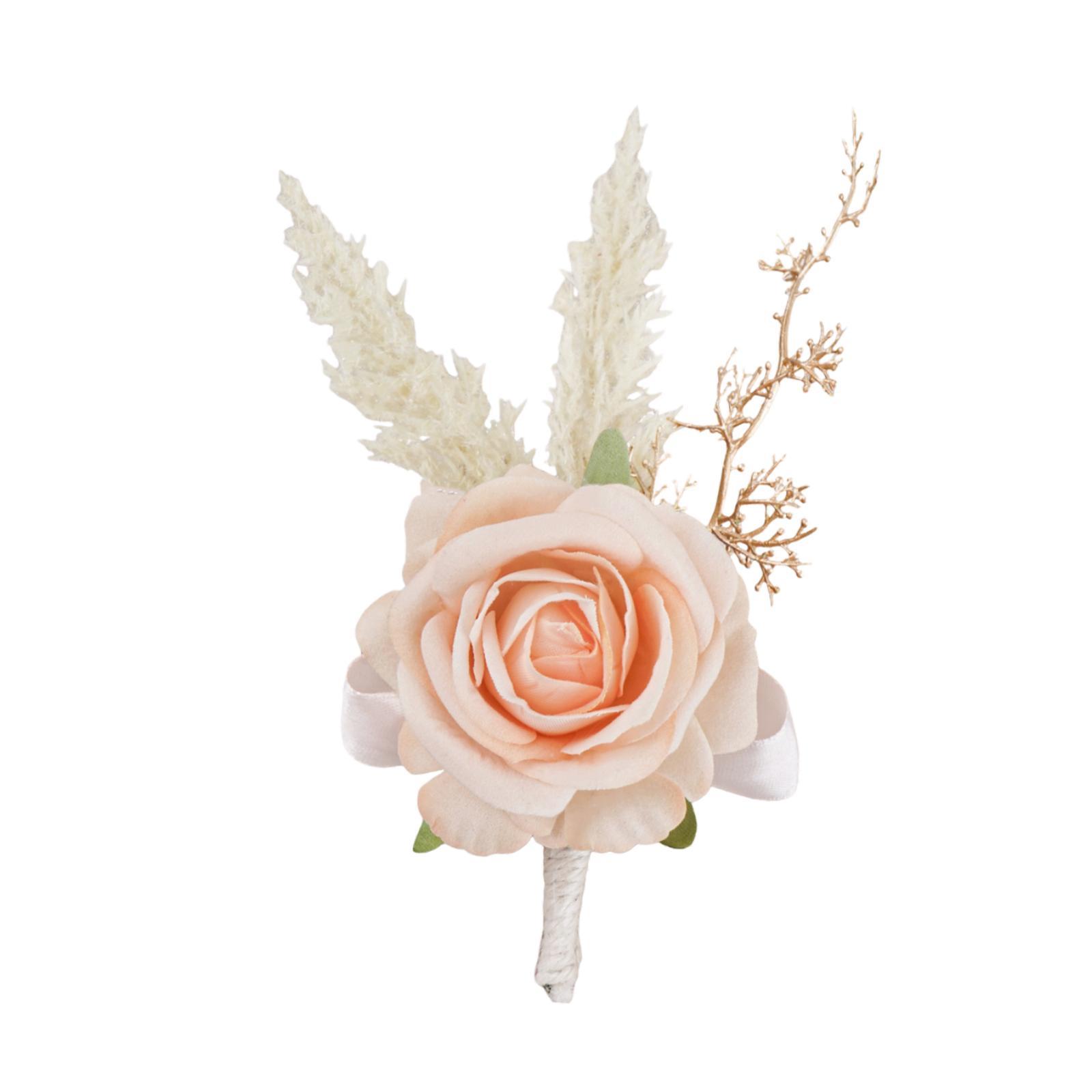 Elegant Rose Boutonniere Handm - Men'S Accessories Best ulasan dan harga