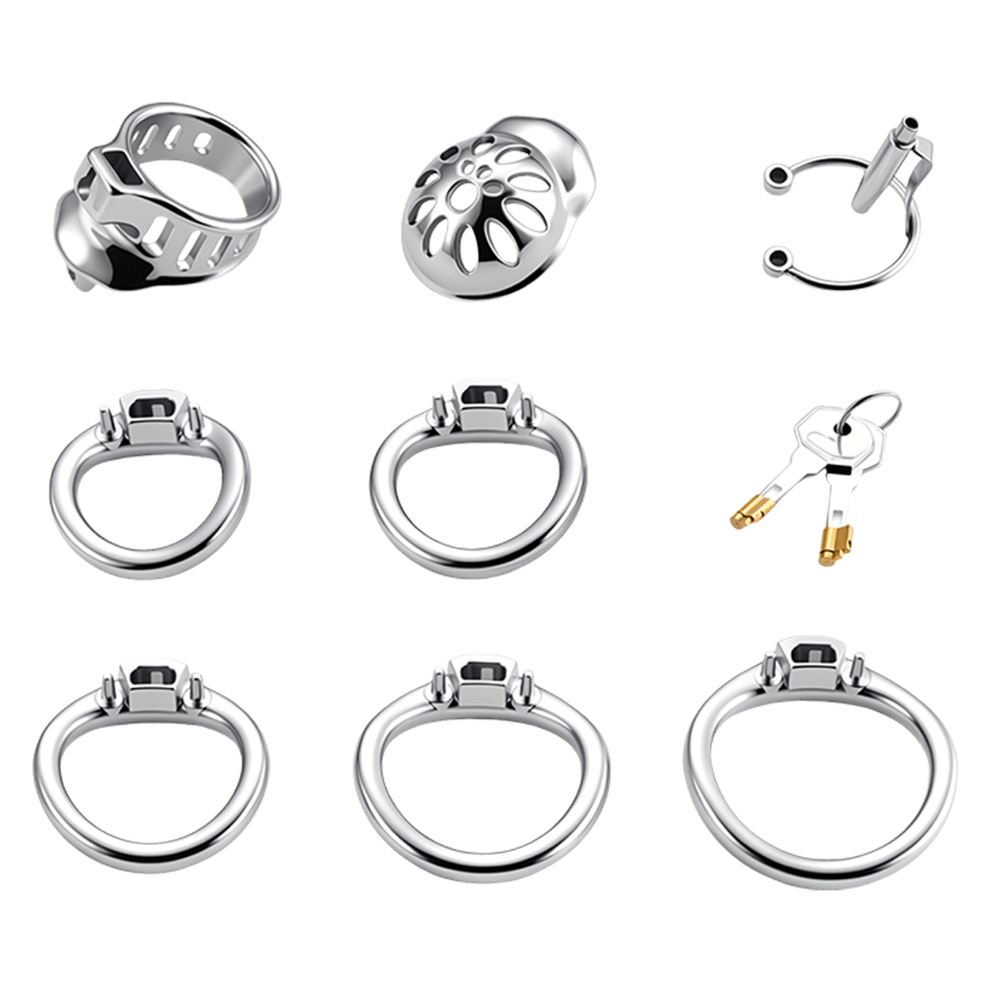 Male Chastity Cage with Lock a - Men Accessories Jewellery ulasan dan harga