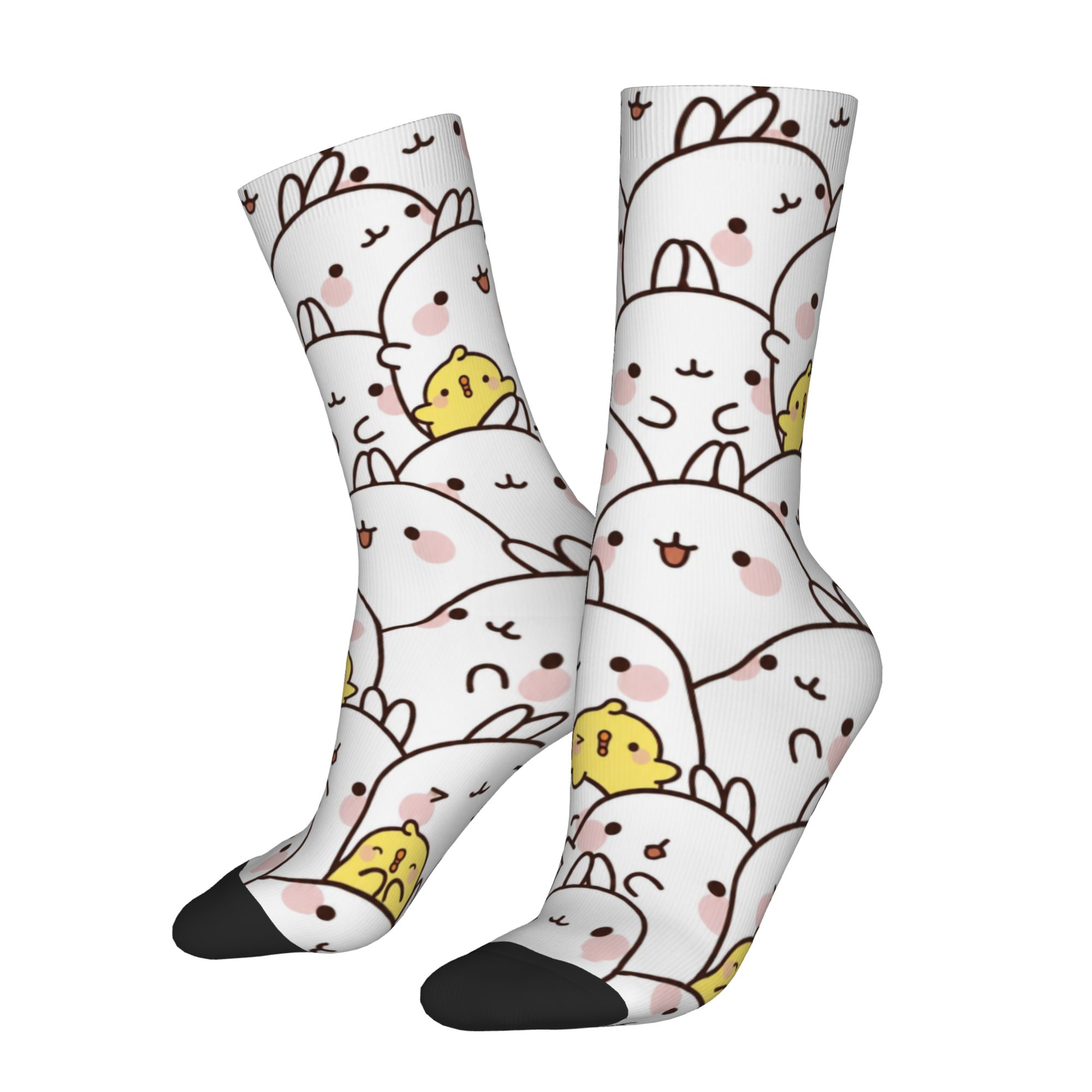 Men Women Molang cartoon Socks - Men'S Accessories Best ulasan dan harga