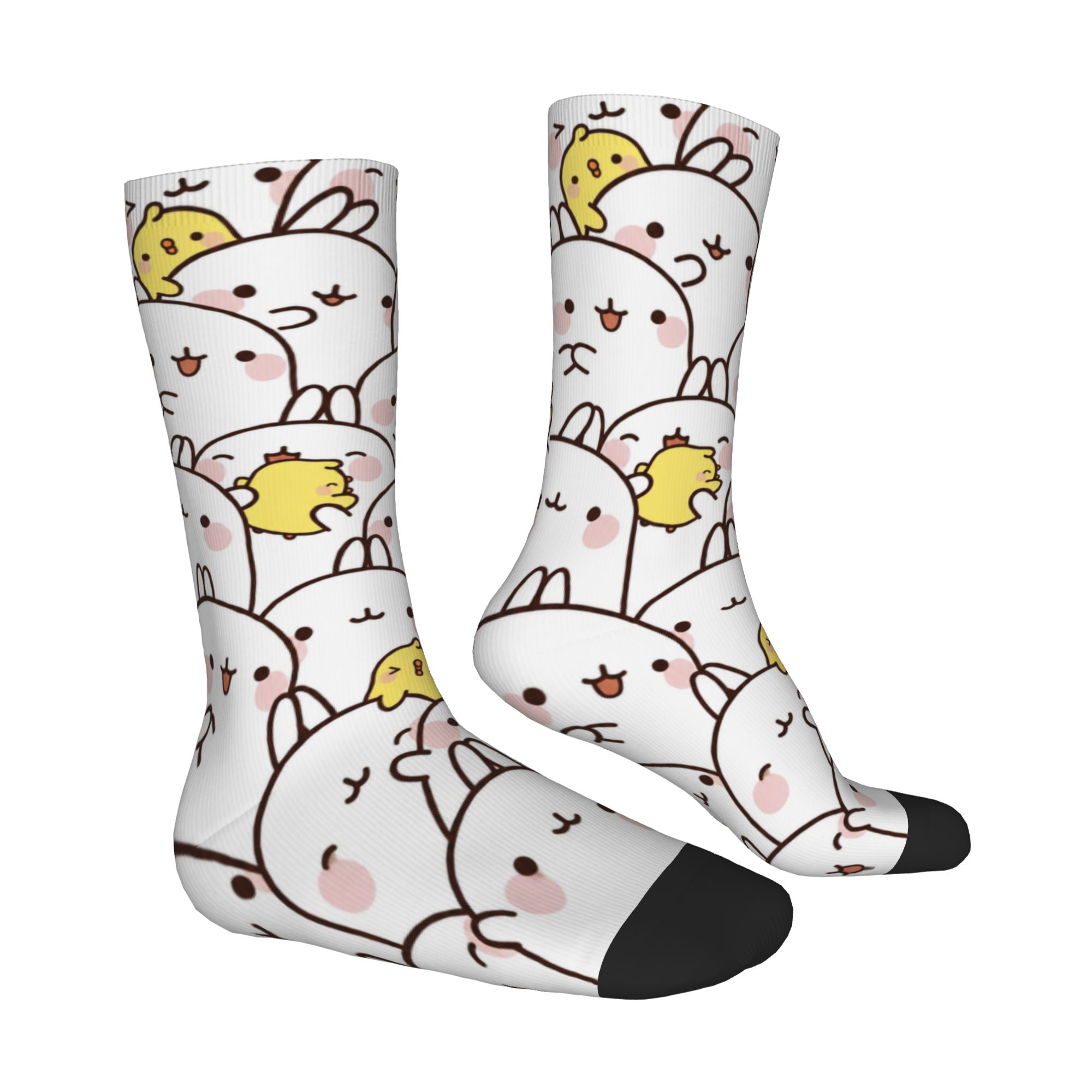 Men Women Molang cartoon Socks - Men'S Accessories Best ulasan dan harga