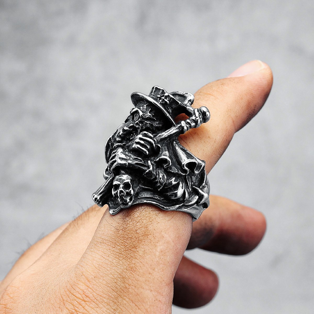 Raven Scythe Men Rings 316L St - Men'S Accessories Best ulasan dan harga