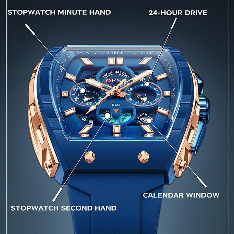 Multifunction Chronograph Men  - Men Accessories For Wrist ulasan dan harga