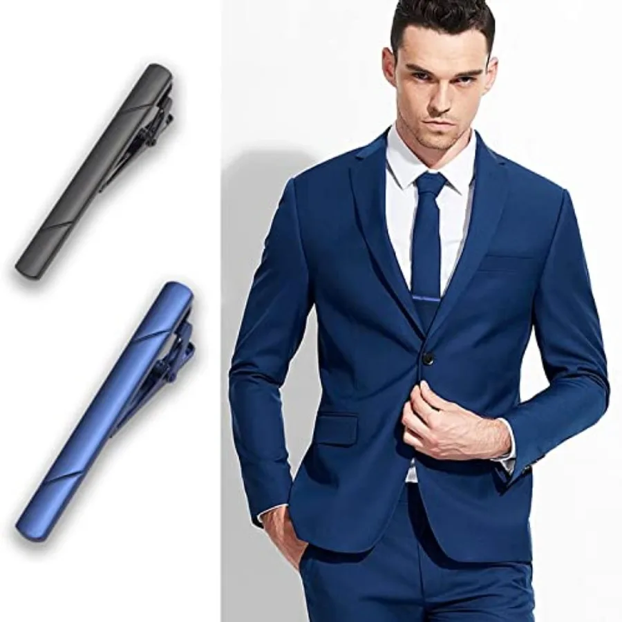 4Pcs Tie Clips For Men Tie Bar - Men Accessories Box ulasan dan harga