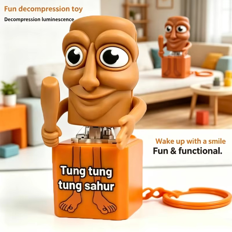 New Tung Tung Tung Sahur Keych - Men'S Accessories Best ulasan dan harga