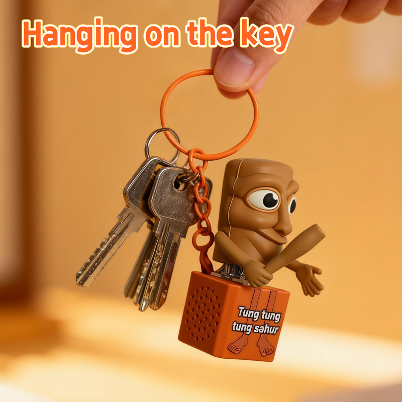 New Tung Tung Tung Sahur Keych - Men'S Accessories Best ulasan dan harga
