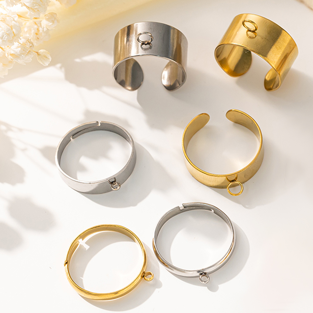 5pcs/Lot Stainless Steel Gold  - Men Accessories Jewellery ulasan dan harga