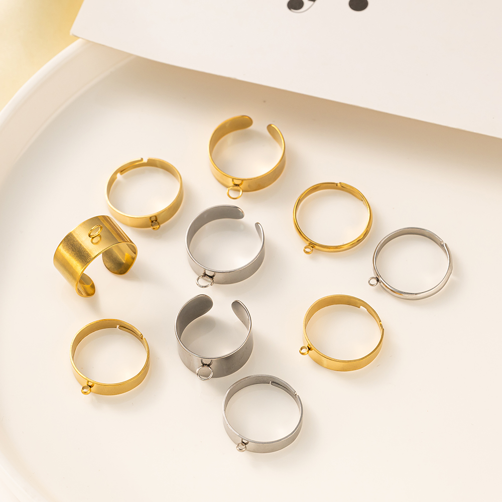 5pcs/Lot Stainless Steel Gold  - Men Accessories Jewellery ulasan dan harga