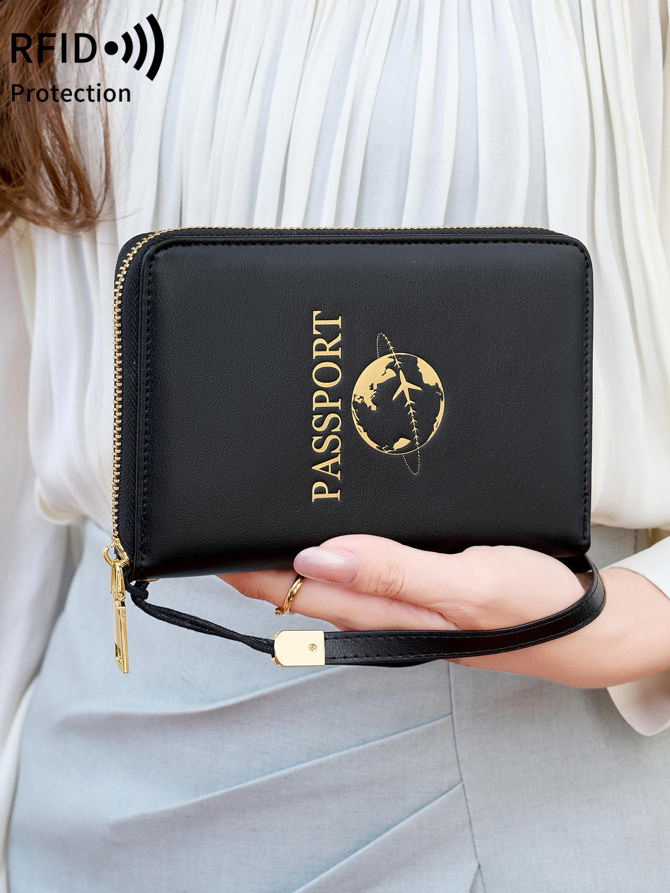 RFID Shielded Passport Holder  - Passport Wallet Rfid ulasan dan harga