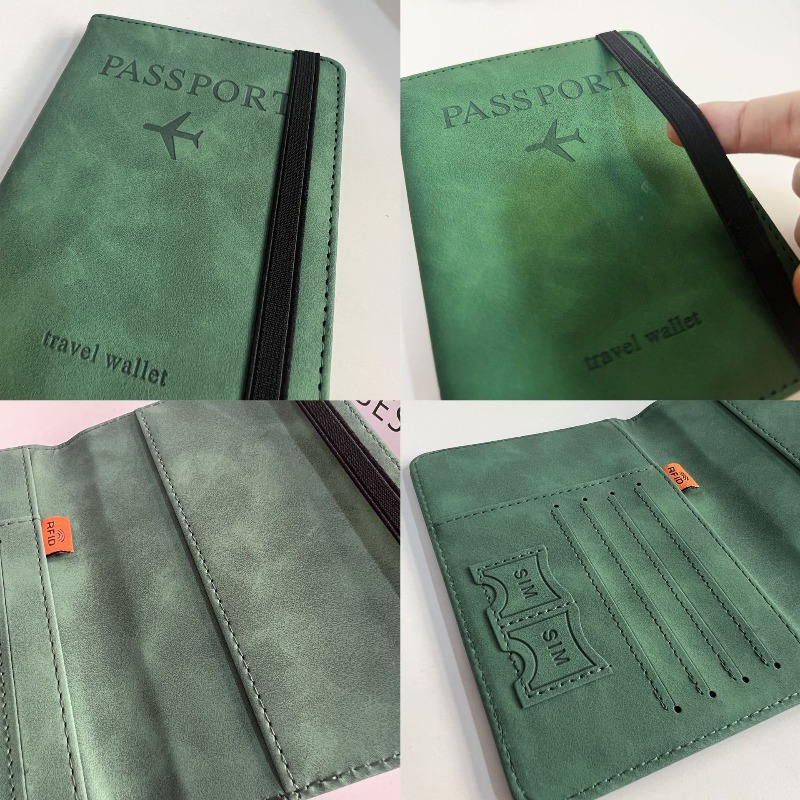 PU‑Leather Passport Holder, RF - Passport Wallet Rfid ulasan dan harga