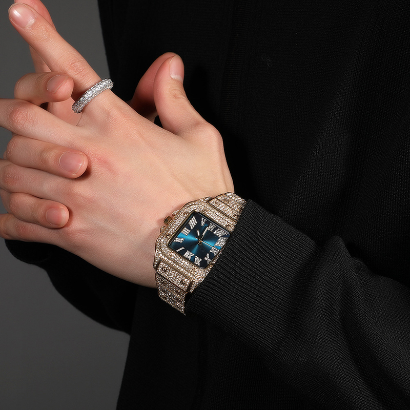 Hip Hop Luxury Quartz Wrist Wa - Men Accessories For Wrist ulasan dan harga