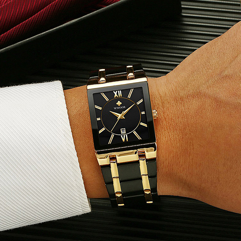 WWOOR Brand Luxury Gold Bracel - Men Accessories For Wrist ulasan dan harga